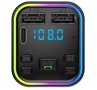 FM трансмитер Bluetooth с LED дисплей 2x USB и Type-C 3.1A, снимка 8
