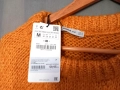 Нов дамски пуловер ZARA, цвят горчица, с етикет (M), снимка 5