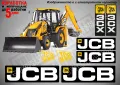 JCB 3C стикери надписи, снимка 2