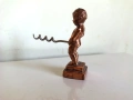 Страхотен Бронзов Тирбушон Пикаещото Момченце Брюксел, снимка 5
