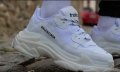 Balenciaga TripleS бели дамски маратонки , снимка 3