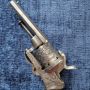 Револвер от 1860/70. Много красив щифтов пистолет, Оръжие от Белгия, колекционерски подарък за мъж, снимка 14