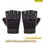Тактически ръкавици без пръсти с протектор подходящи за различни видове спорт, черни- КОД 4054, снимка 5