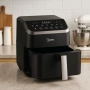 Midea Air Fryer MAD55000ADK - 5L въздушен фритюрник за здравословно и бързо готвене, снимка 2