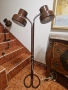Уникална рядка антикварна шведска подова лампа , снимка 2