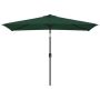 vidaXL Правоъгълен чадър за слънце, 200 х 300 см, зелен（SKU:40771, снимка 1 - Градински мебели, декорация  - 45795250