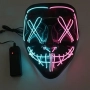 Нова LED светеща маска за парти, маскарад, нощни събития, Хелоуин и фестивал, снимка 2