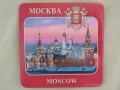 Подложки за чаши от Москва, Русия-4 броя, снимка 2