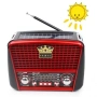 Ретро радио със соларен панел PX-BT455S, снимка 1
