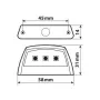 LED-Осветител за мото номер LAMPA E-ion, снимка 5