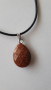 Колие с естествен слънчев камък, снимка 1 - Колиета, медальони, синджири - 44975217