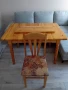 Дървена разтегателна трапезна маса, снимка 3