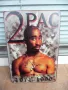 Метална табела 2 pac Ту Пак рап R 'n B хитове пистолет певец изпълнител, снимка 1