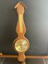 Стар дървен термометър за стена, снимка 1 - Антикварни и старинни предмети - 45682999