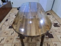 Продавам перфектна трапезна маса от масивно дърво, снимка 1