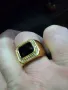 Мъжки пръстен благородна стомана позлатен златен цвят !, снимка 13