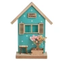 Великденска настолна дървена декоративна къща, 12x4x16 см_1248344, снимка 3