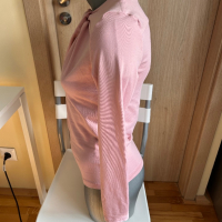 Дамска розова блуза с дълъг ръкав, снимка 7 - Блузи с дълъг ръкав и пуловери - 45057478