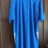 Adidas синя спортна оригинална тениска, снимка 2 - Тениски - 45490217