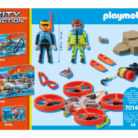 Playmobil - Спасяване на водолаз с дрон, снимка 2 - Конструктори - 44985653
