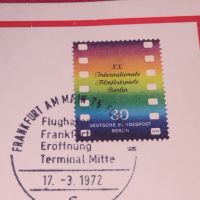 Стара пощенска картичка с марка и печат Германия за КОЛЕКЦИОНЕРИ 44710, снимка 2 - Филателия - 45262493