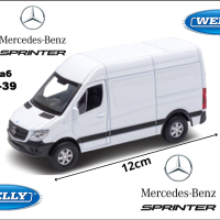 Mercedes-Benz Sprinter Panel Van - Welly, снимка 1 - Колекции - 45070171