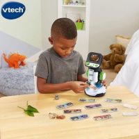 Детски микроскоп Vtech GENIUS XL, увеличение 200Х, с комплект аксесоари, снимки и видеоклипове , снимка 5 - Образователни игри - 45900273