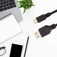 Кабел USB Type-A 2.0, 70 см, Черен, снимка 2 - Кабели и адаптери - 45701063
