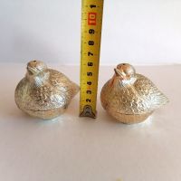Много Красиви Посребрени Солнички-Пиленца, снимка 7 - Антикварни и старинни предмети - 45444632