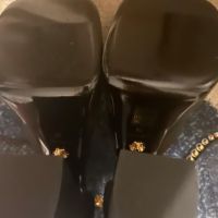 НОВИ ОРИГИНАЛНИ VERSACE WOMENS MEDUSA AEVITAS PLATFORM SANDAL BLACK EU НЕ СА НОСЕНИ НИТО ВЕДНЪЖ! ПЕР, снимка 7 - Дамски обувки на ток - 45286001