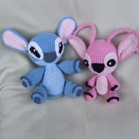 Плетена играчка Стич - Stitch, снимка 1 - Плюшени играчки - 45217840