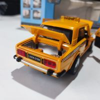 Метална количка модел на Лада ВАЗ 2106, такси , снимка 1 - Коли, камиони, мотори, писти - 45776401