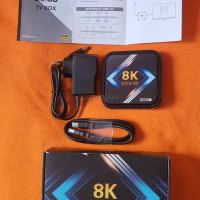 Нов Smart TV Boх 4GB Rам/64GB Rом/ТВ Бокс/ Android 13 8K, снимка 2 - Плейъри, домашно кино, прожектори - 45023793