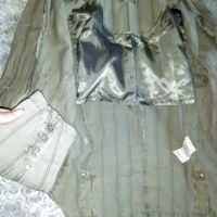 🍀Дамско ново тънко пролетно яке тип сако, с джобове и красиви копчета-Л,ХЛ🍀, снимка 2 - Якета - 45436759