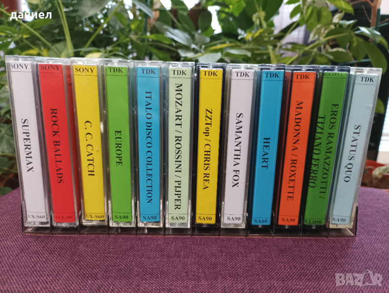 Шарени моделчета готини аудио касети SONY, TDK SA и MAXELL - всичките TYPE II - хромна лента, снимка 1