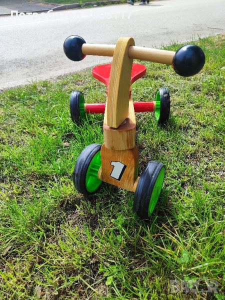 Детско дървено колело, снимка 1