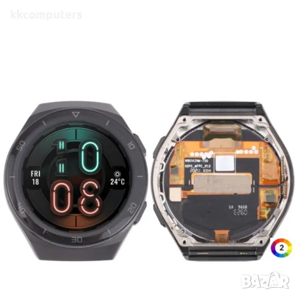 LCD Дисплей и Тъч Скрийн с Рамка за Huawei Watch GT 2e HCT-B19, снимка 1