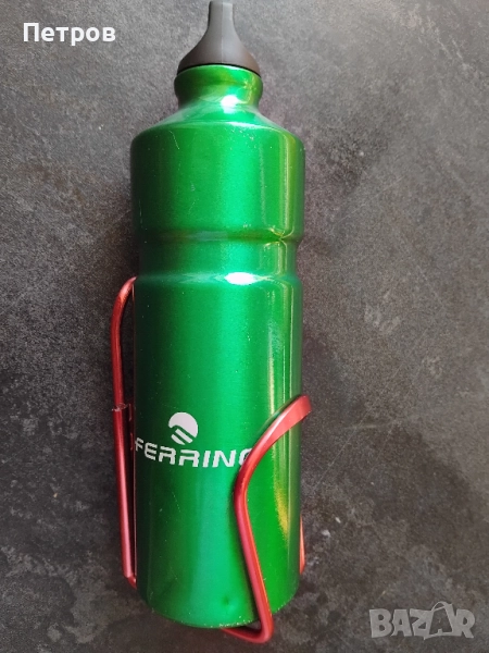 Ferrino бутилка + стойка за бутилка за колело, снимка 1
