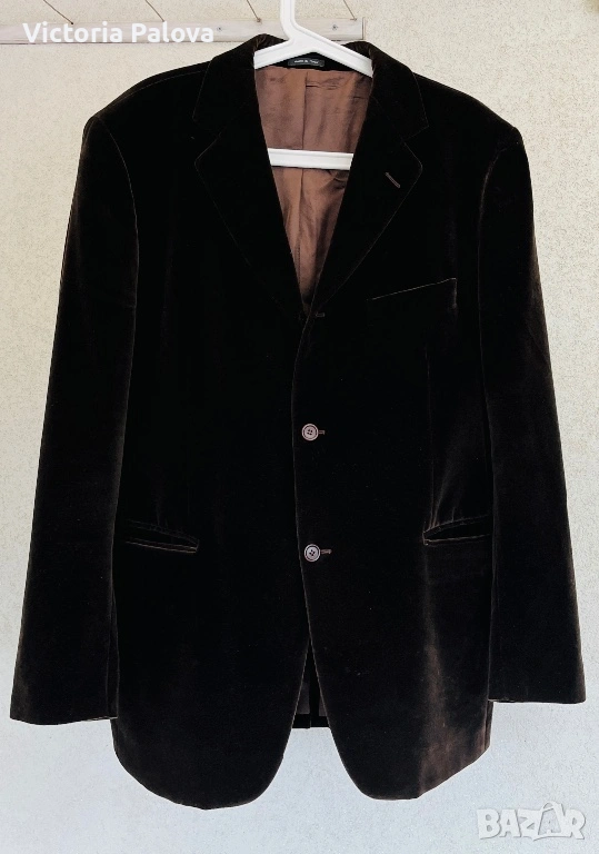 Луксозно кадифено сако MEDITERRANEA Италия, снимка 1