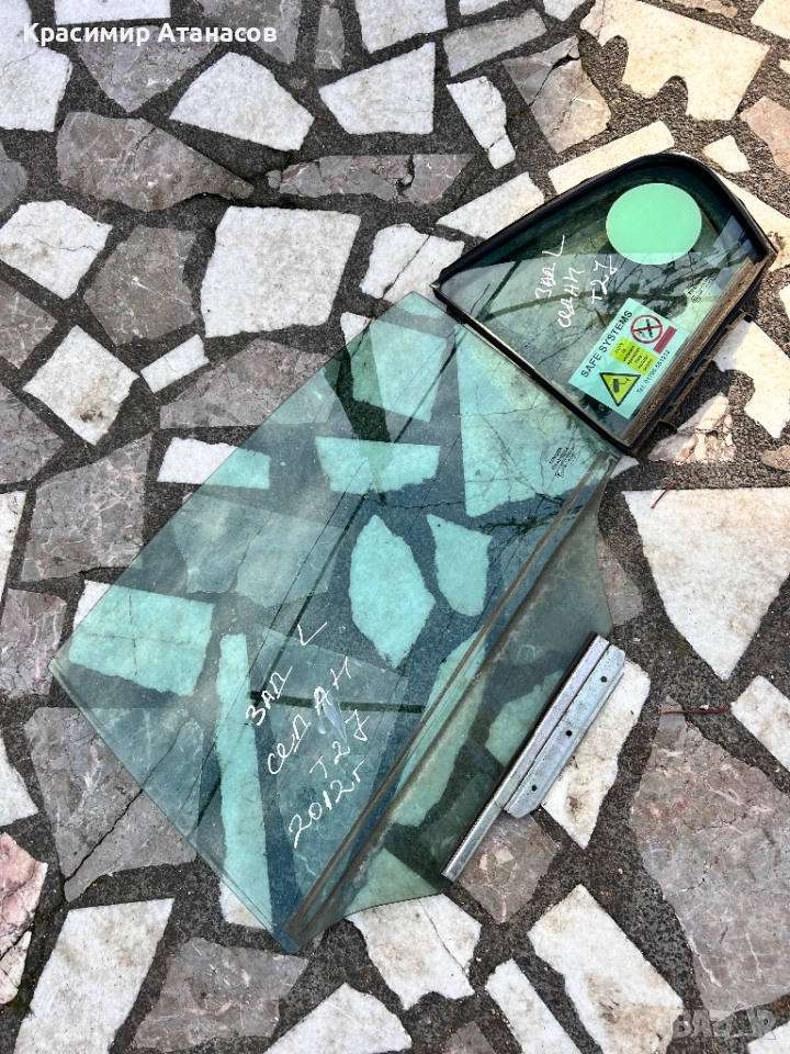 Прозорец страничен заден ляв за Тойота Авенсис T27. Седан 2009-2014г, снимка 1