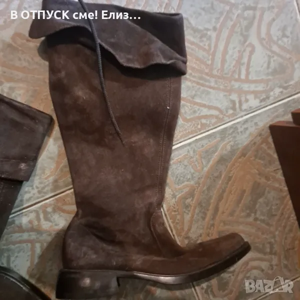 Ботуши джизми естествен велур ESPRIT, снимка 1