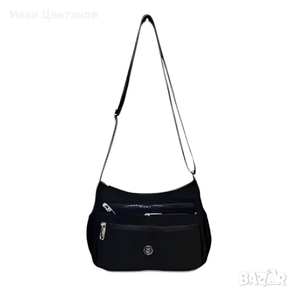 Многофункционална дамска чанта с регулируема дръжка и практични джобове, снимка 1