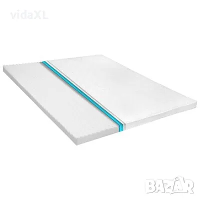 vidaXL Топ матрак, 140x200 см, ядро от студена пяна, 6 см(SKU:282772), снимка 1