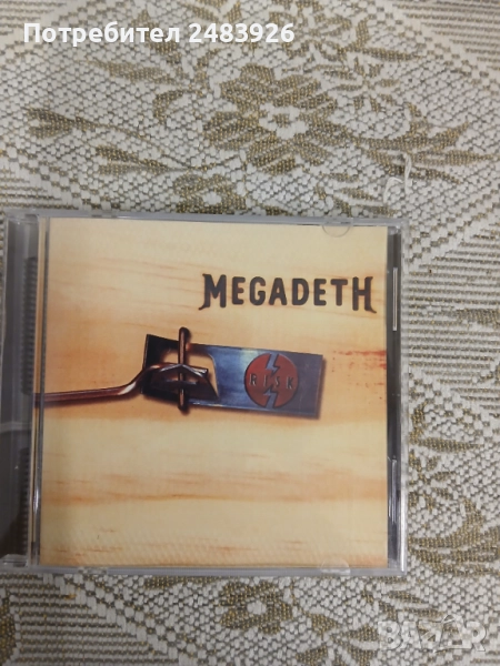 MEGADETH CD RISK, снимка 1