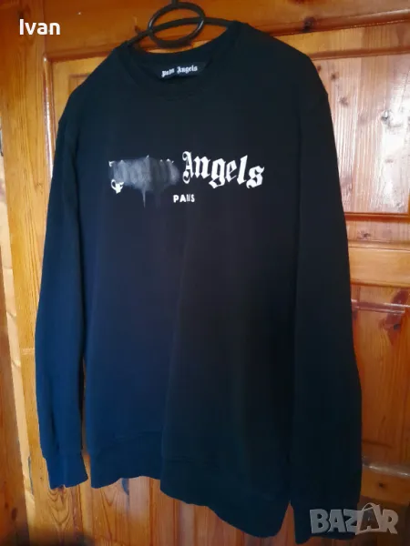 Продавам оригинален пуловер Palm Angels Sprayed Logo, снимка 1