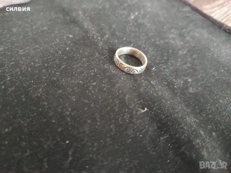 дамски сребърен пръстен , снимка 1