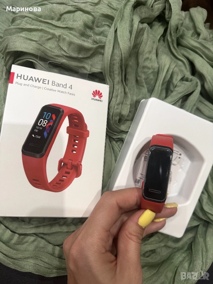 Huawei Band 4 фитнес смарт гривна, снимка 1