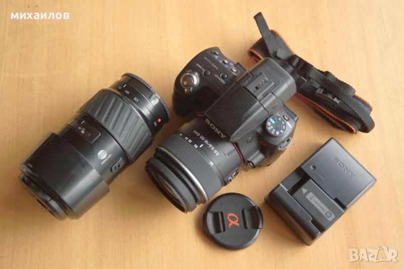 Sony a55v 18-55 mm AF , 75-300mm AF., снимка 1