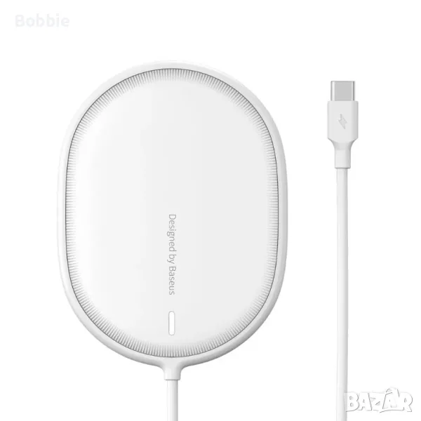 Магнитно зарядно Baseus 15W MagSafe iPhone 12, снимка 1