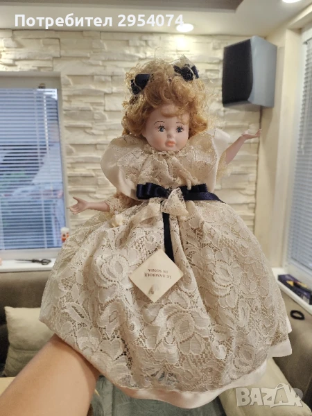 нова порцеланова кукла 35лв , снимка 1